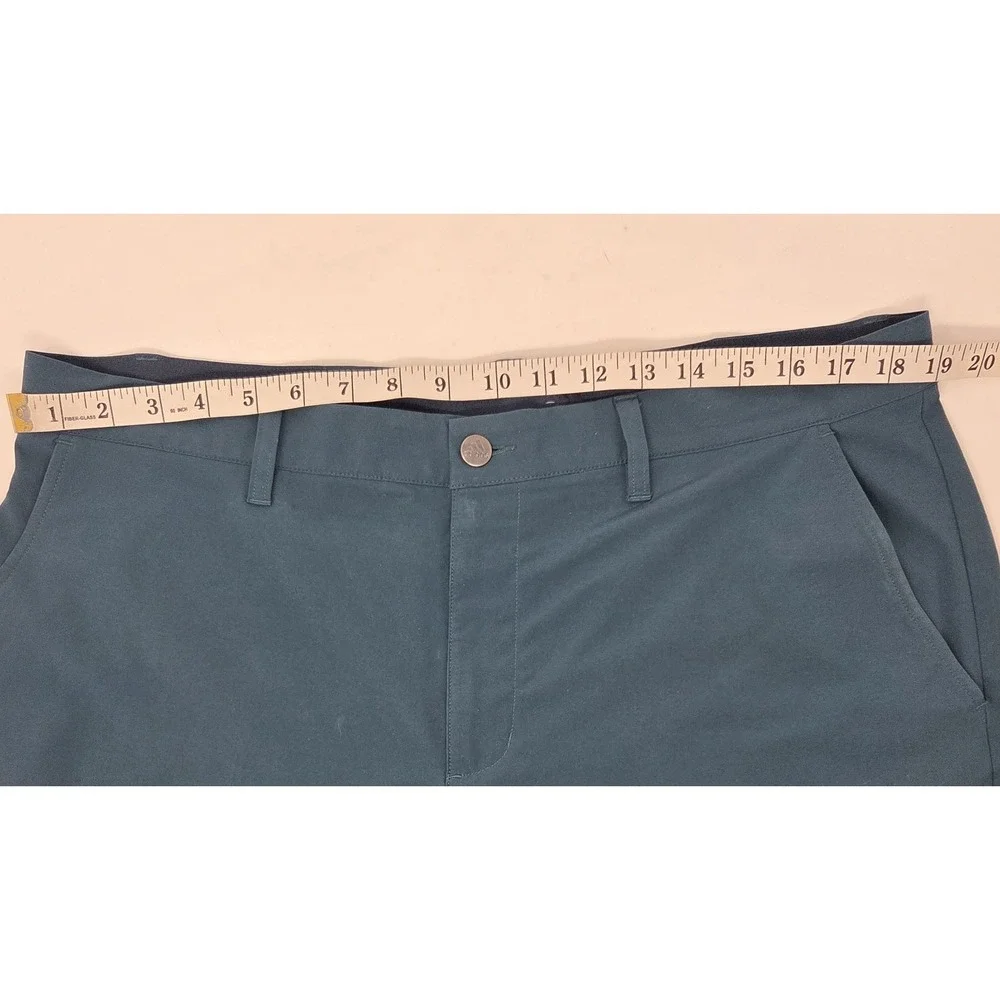 ADIDAS Golf Prime Green Performance Shorts Teal Green 36 Stretch (Waist Fits 38)